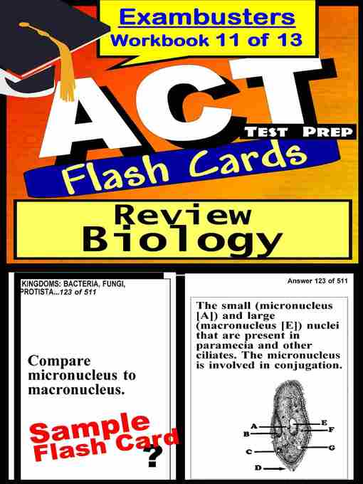 Title details for ACT Test Biology—Exambusters Flashcards—Workbook 11 of 13 by ACT Exambusters - Available